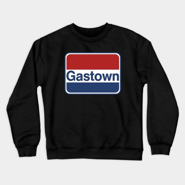 Gastown Gas Station Crewneck Sweatshirt by carcinojen